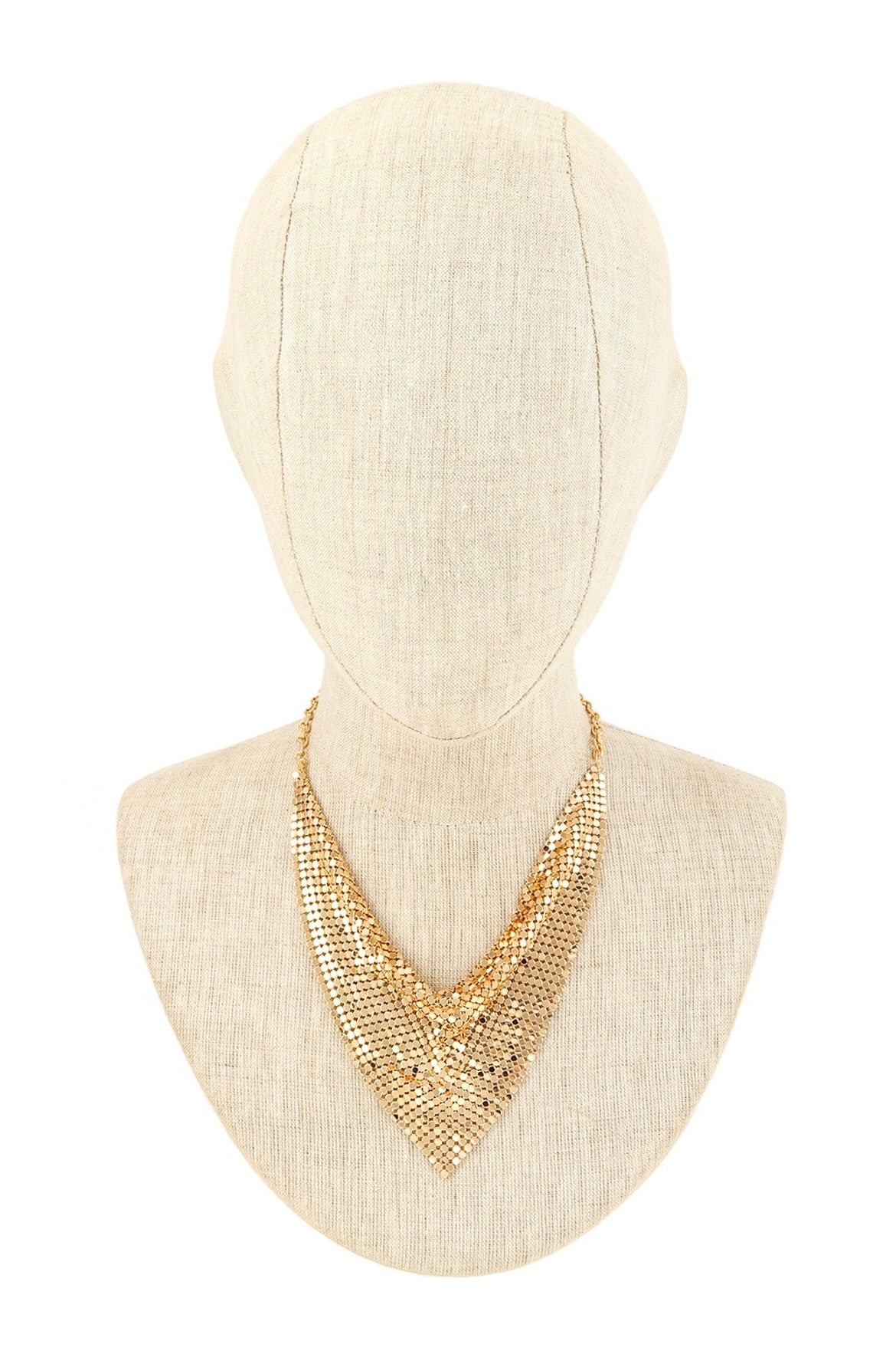 Bandana gold necklace