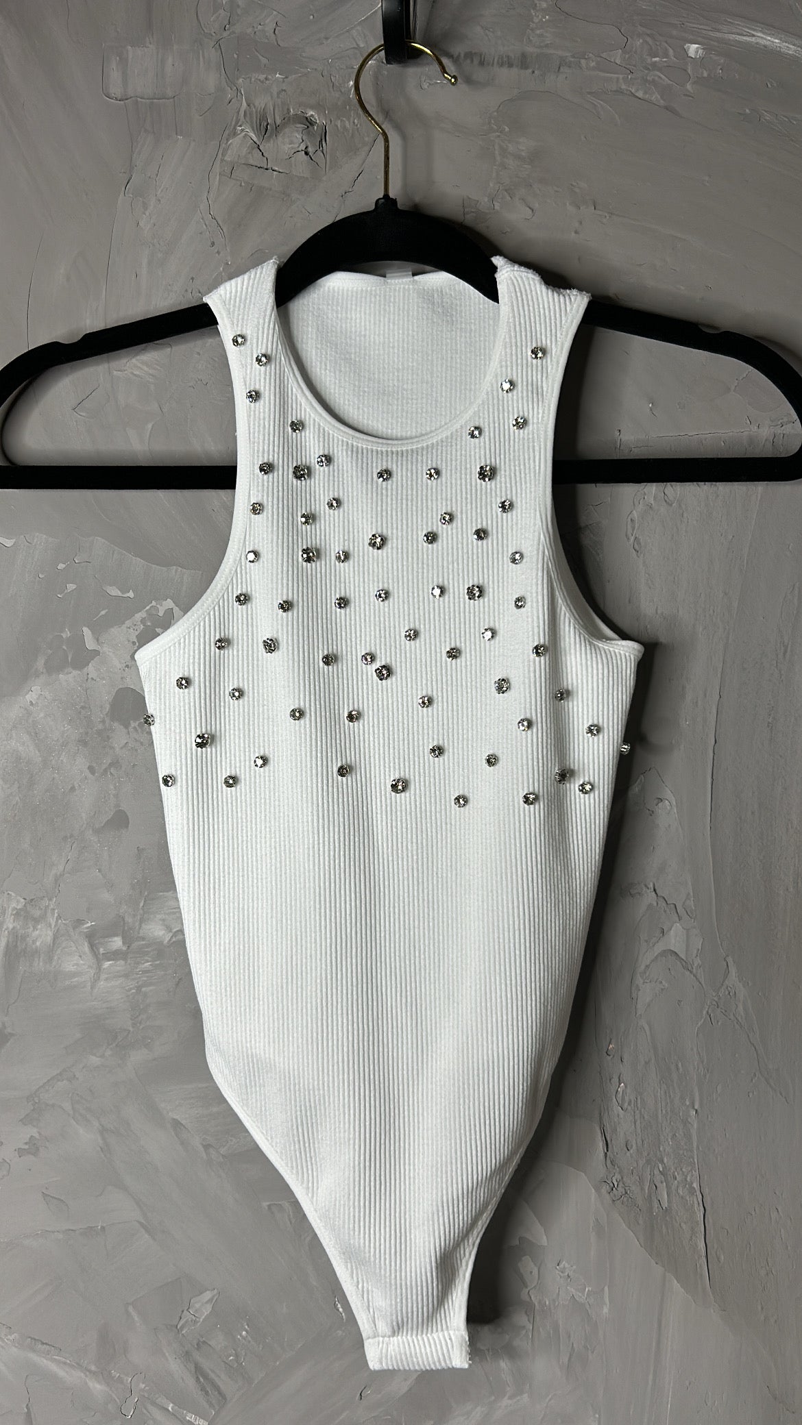 Gems white bodysuit