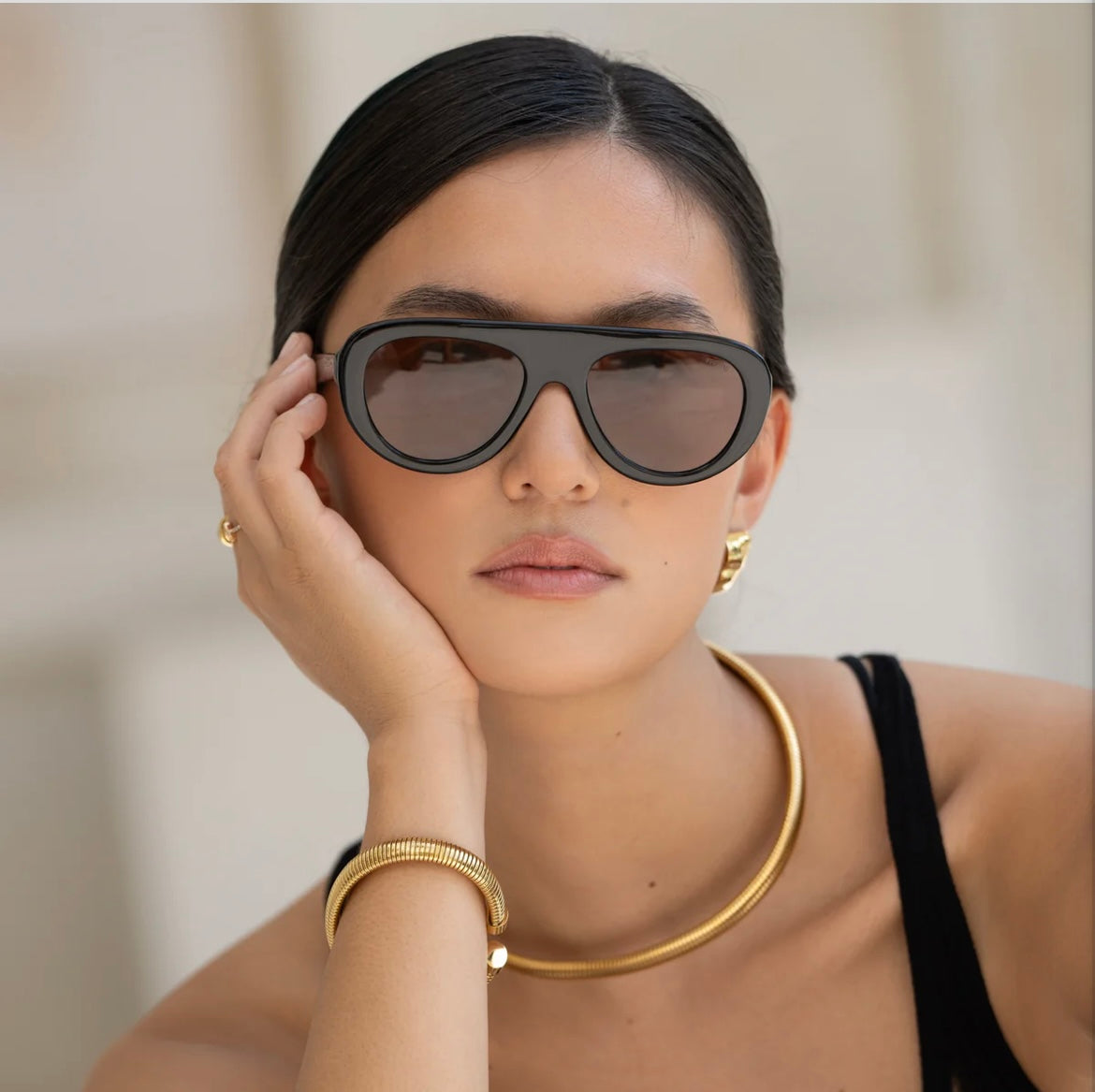 Sunset aviator sunglasses