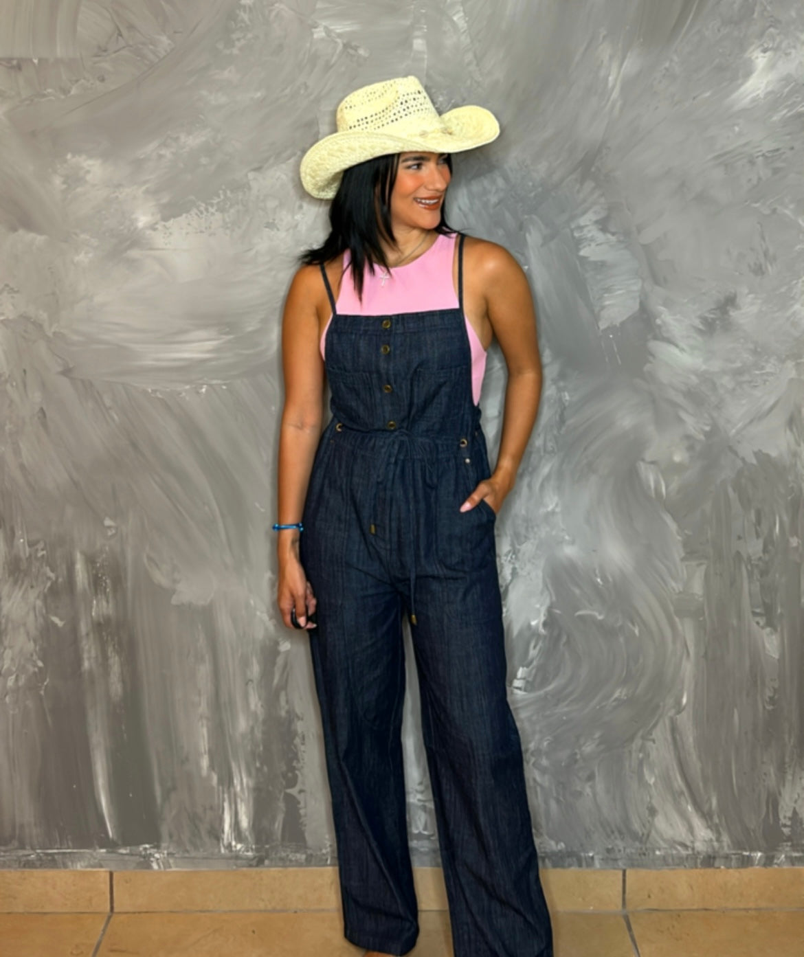 Olivia denim jumpsuit