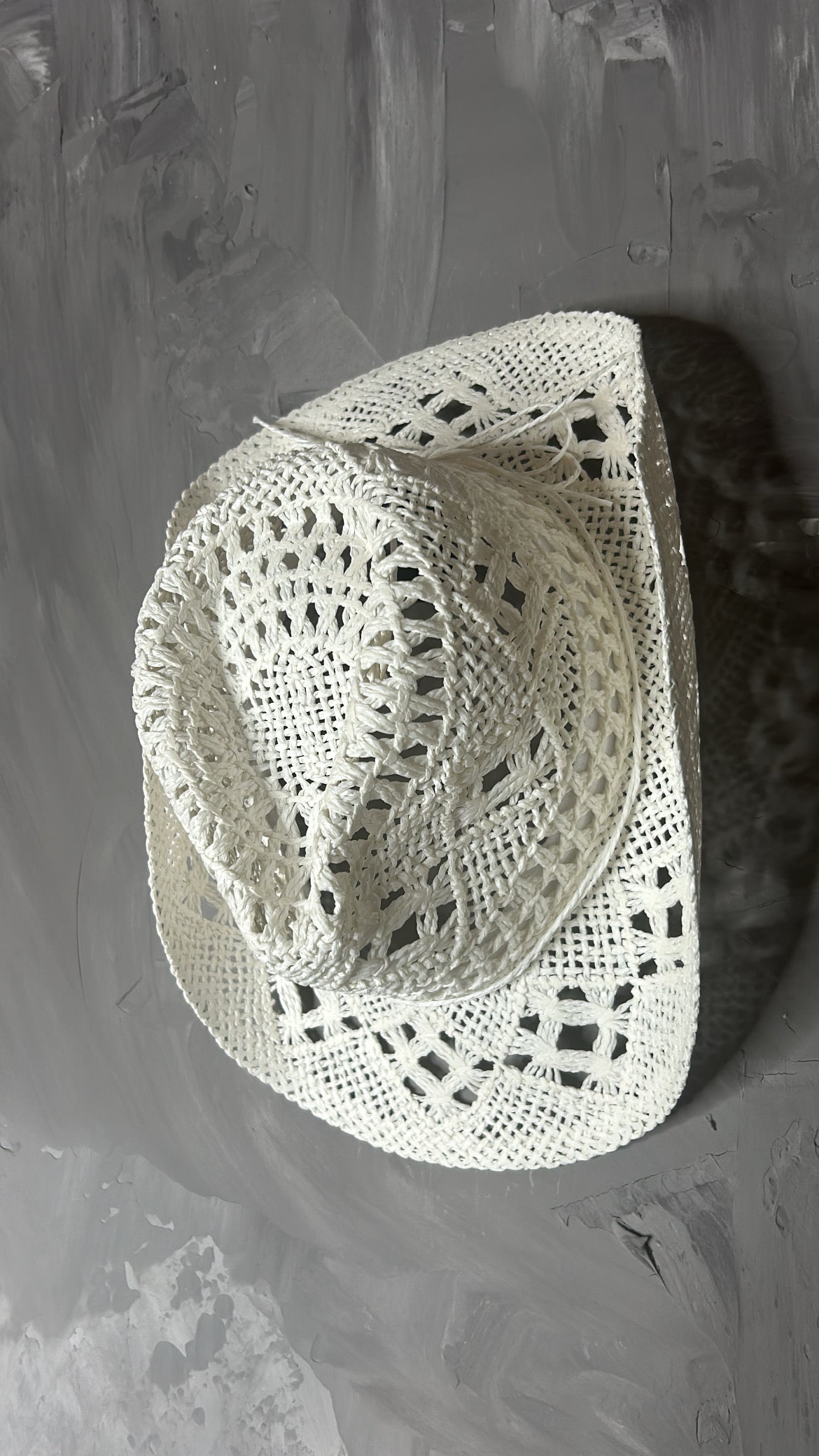 White cowboy hat