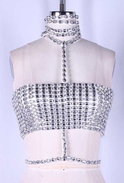 Pre order- silver tube top