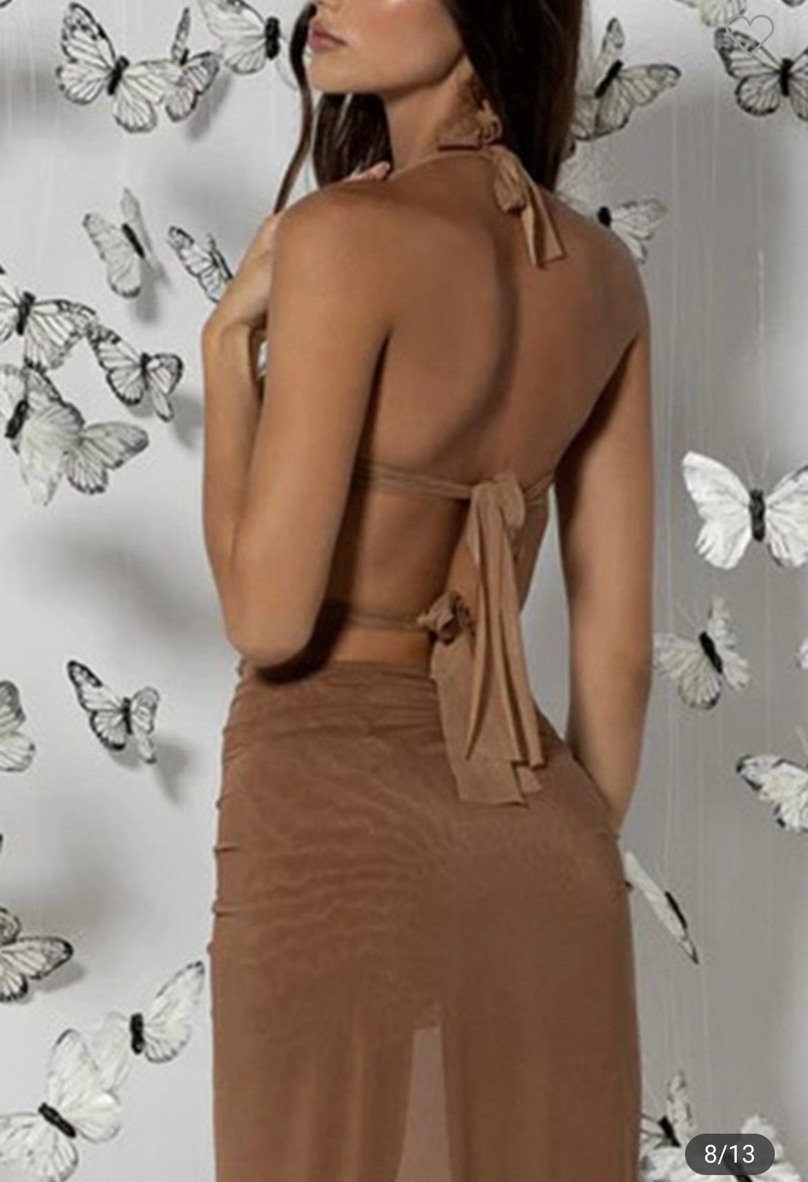 Butterfly gold top- one size