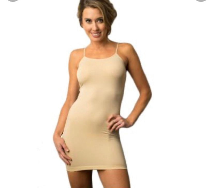 Nude cami dress