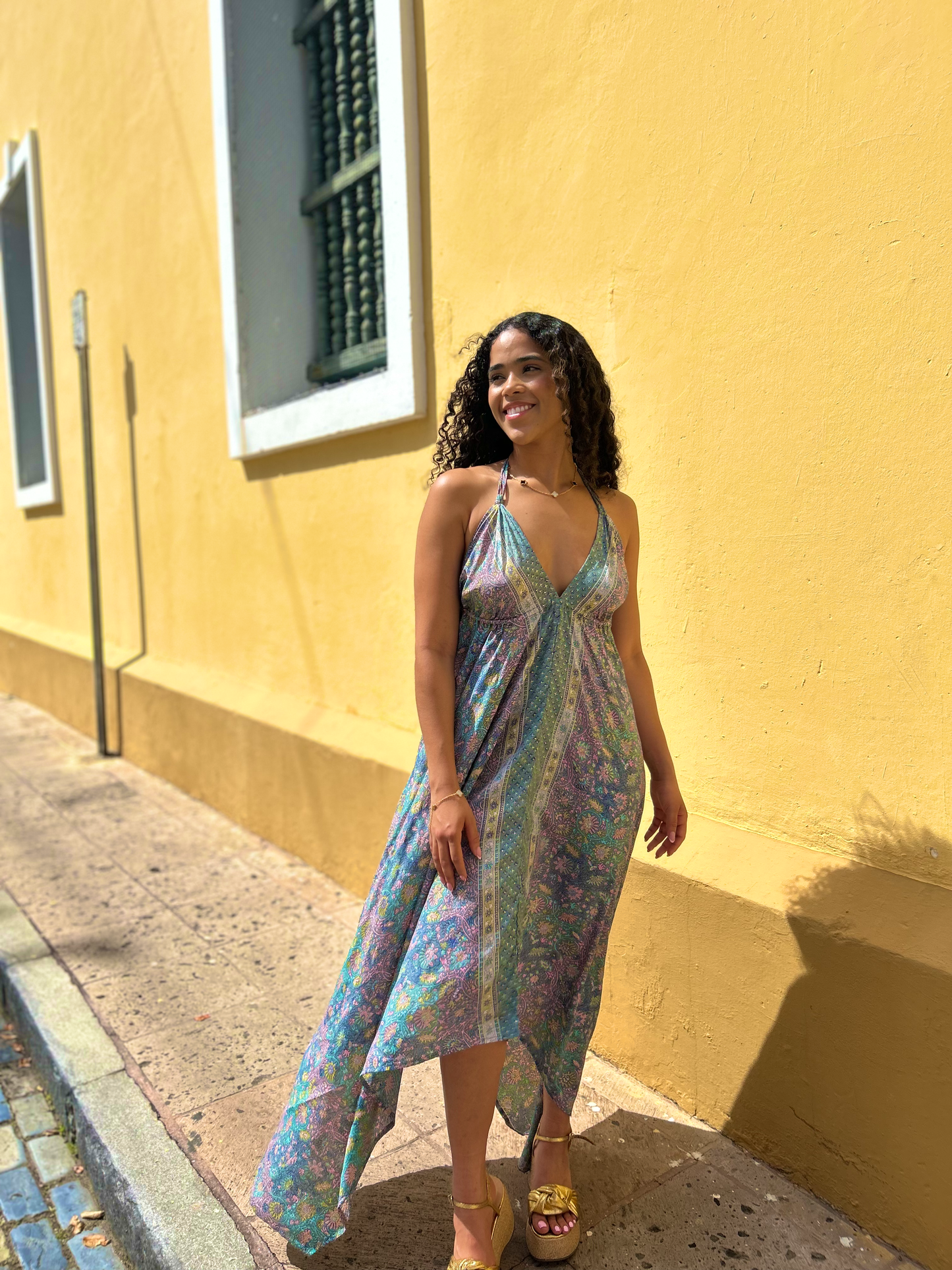 Maxi boho dress